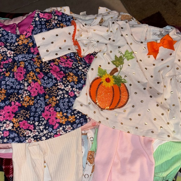 17 Piece Baby Girl Clothing Bundle 3-6 Months